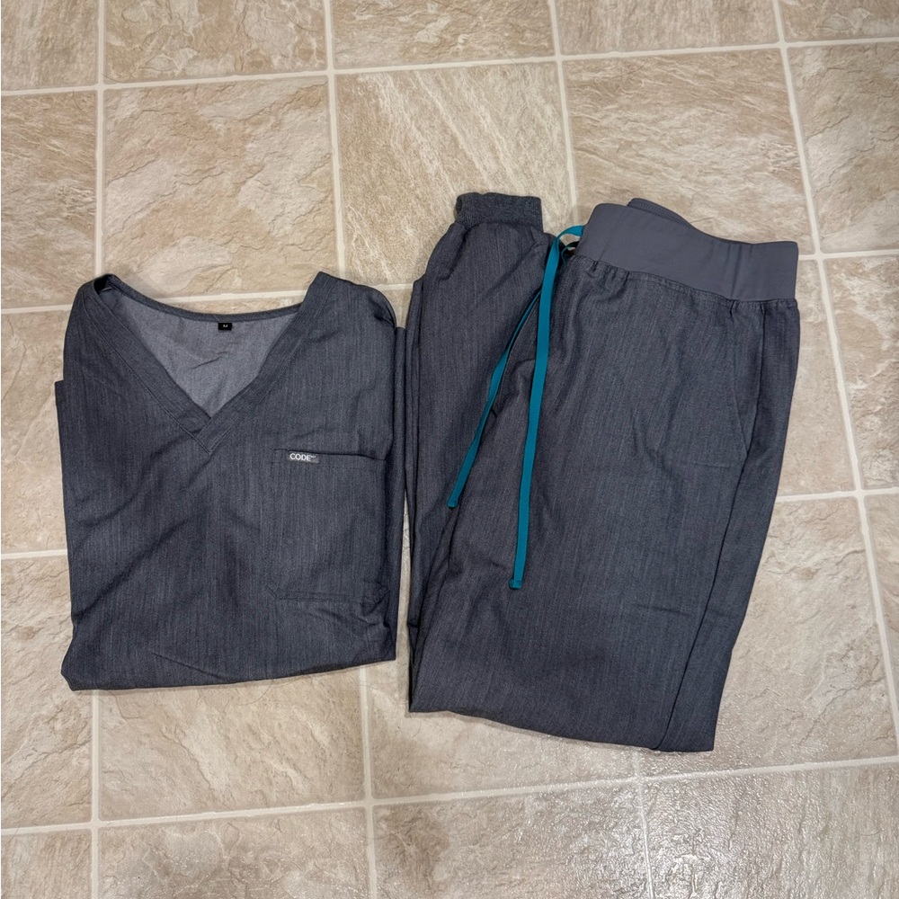 Gray Scrub Set